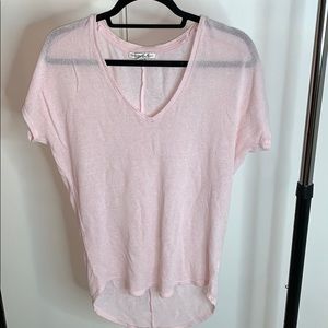 Express Baby Pink High Lo Tunic